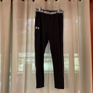 Under Armour Play Up Pants - HeatGear - youth XL, black